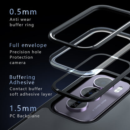 Armor Big Pore PC Hybrid TPU Phone Case, For OPPO Reno12 Pro Global, For OPPO Reno11 Pro Global