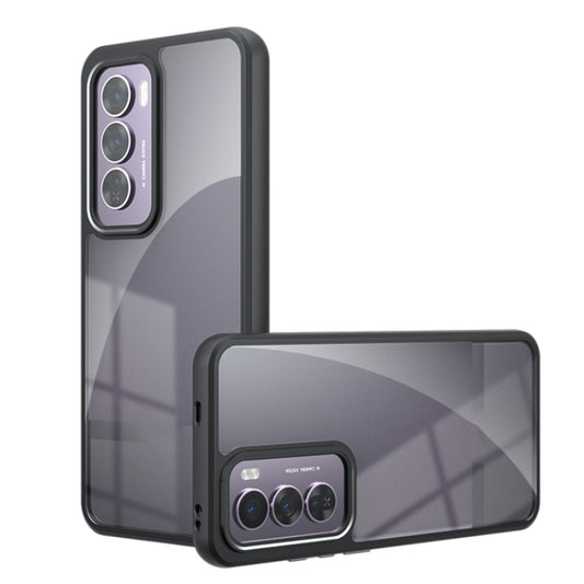 Armor Big Pore PC Hybrid TPU Phone Case, For OPPO Reno12 Pro Global, For OPPO Reno11 Pro Global