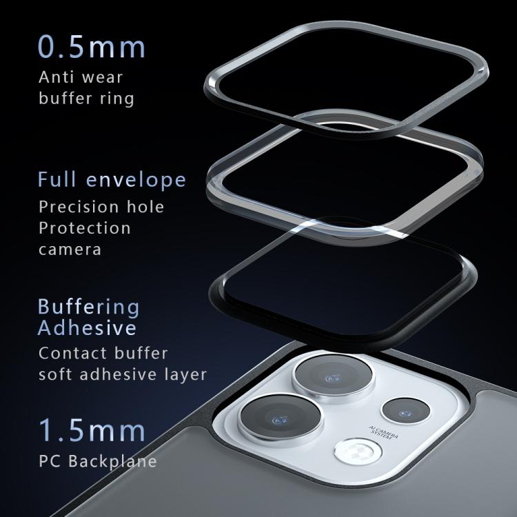 Armor Big Pore PC Hybrid TPU Phone Case, For OPPO Reno16 / Reno16 Pro Global, For OPPO Reno12 Pro Global, For OPPO Reno11 Pro Global