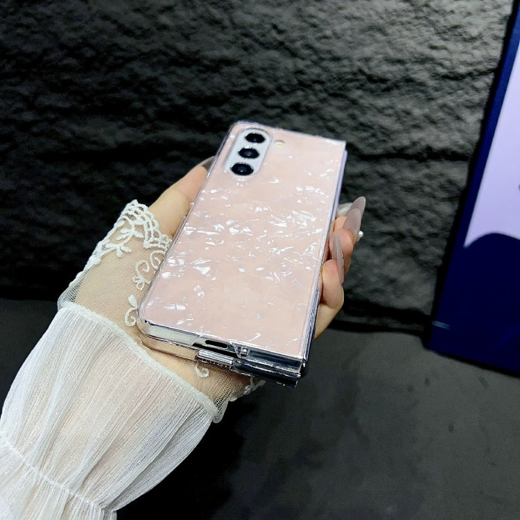 Pearlescent Shell Texture Phone Case, For Samsung Galaxy Z Fold5, For Samsung Galaxy Z Flip5, For Samsung Galaxy Z Fold4, For Samsung Galaxy Z Flip3 / Flip4