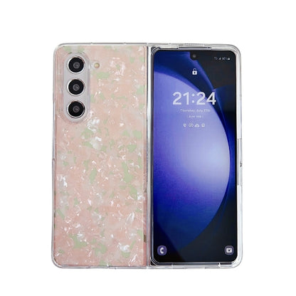 Pearlescent Shell Texture Phone Case, For Samsung Galaxy Z Fold7 5G, For Samsung Galaxy Z Fold Special, For Samsung Galaxy Z Flip6, For Samsung Galaxy Z Fold6
