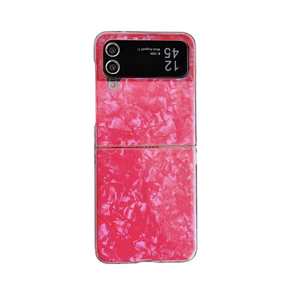 Pearlescent Shell Texture Phone Case, For Samsung Galaxy Z Fold5, For Samsung Galaxy Z Flip5, For Samsung Galaxy Z Fold4, For Samsung Galaxy Z Flip3 / Flip4