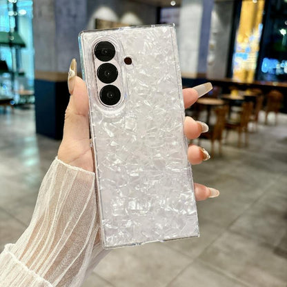 Pearlescent Shell Texture Phone Case, For Samsung Galaxy Z Fold7 5G, For Samsung Galaxy Z Fold Special, For Samsung Galaxy Z Flip6, For Samsung Galaxy Z Fold6