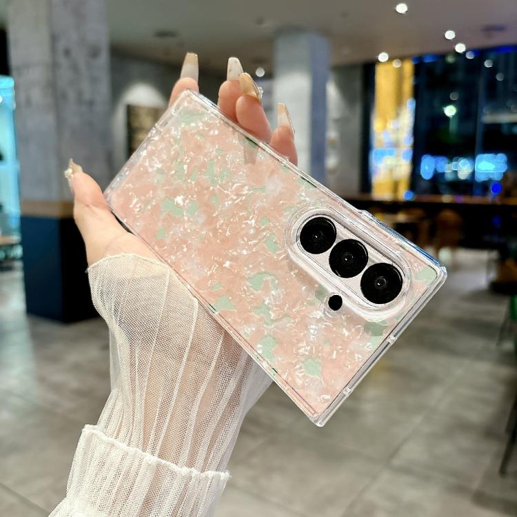 Pearlescent Shell Texture Phone Case, For Samsung Galaxy Z Fold7 5G, For Samsung Galaxy Z Fold Special, For Samsung Galaxy Z Flip6, For Samsung Galaxy Z Fold6