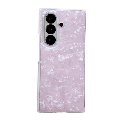 Pearlescent Shell Texture Phone Case, For Samsung Galaxy Z Fold7 5G, For Samsung Galaxy Z Fold Special, For Samsung Galaxy Z Flip6, For Samsung Galaxy Z Fold6