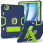Contrast Color Silicone Acrylic PC Tablet Case with Holder, For iPad Air 11 2026 / 2025 / 2024