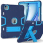 Contrast Color Silicone Acrylic PC Tablet Case with Holder, For iPad Air 11 2026 / 2025 / 2024