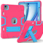 Contrast Color Silicone Acrylic PC Tablet Case with Holder, For iPad Air 11 2026 / 2025 / 2024