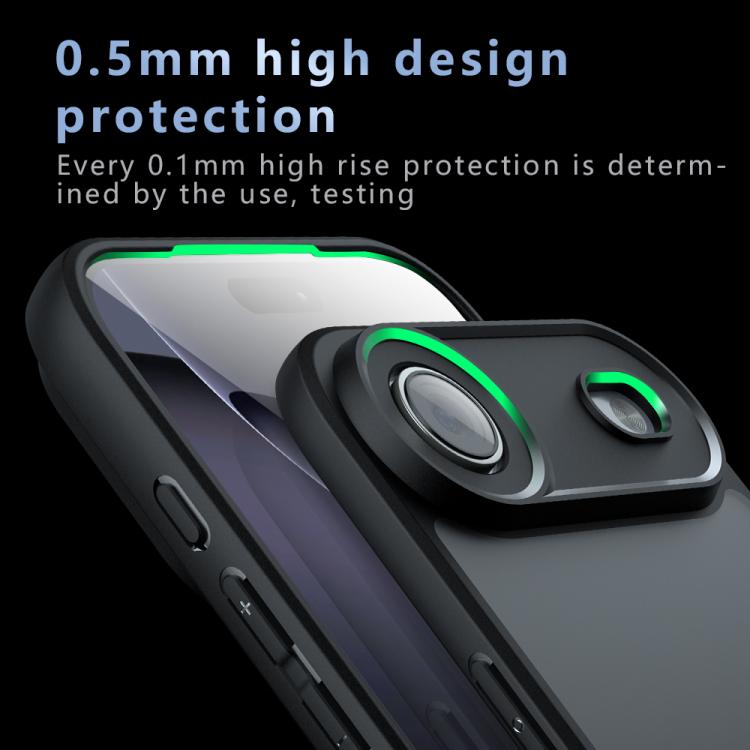 Armor Precise Hole PC Hybrid TPU Phone Case, For iPhone 17 Pro Max, For iPhone 17 Pro, For iPhone 17, For iPhone Air, iPhone 16e, For iPhone 16 Pro Max, For iPhone 16 Pro, For iPhone 16 Plus, For iPhone 16