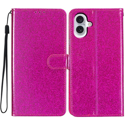 Glitter Powder Flip Leather Phone Case