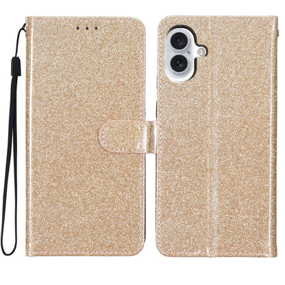 Glitter Powder Flip Leather Phone Case