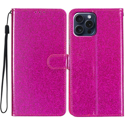 Glitter Powder Flip Leather Phone Case