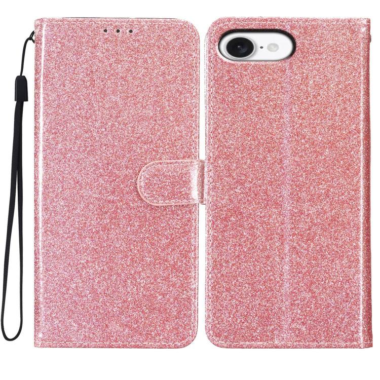 Glitter Powder Flip Leather Phone Case