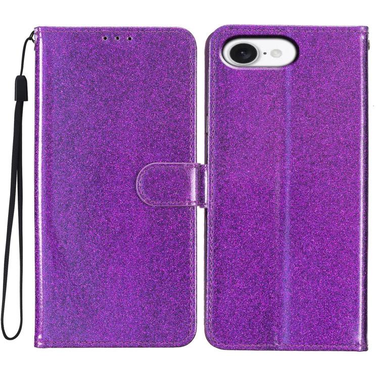 Glitter Powder Flip Leather Phone Case