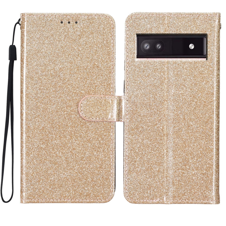 Glitter Powder Flip Leather Phone Case, For Google Pixel 9 Pro XL, For Google Pixel 9A, For Google Pixel 9 / 9 Pro, For Google Pixel 8A