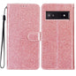 Glitter Powder Flip Leather Phone Case, For Google Pixel 9 Pro XL, For Google Pixel 9A, For Google Pixel 9 / 9 Pro, For Google Pixel 8A