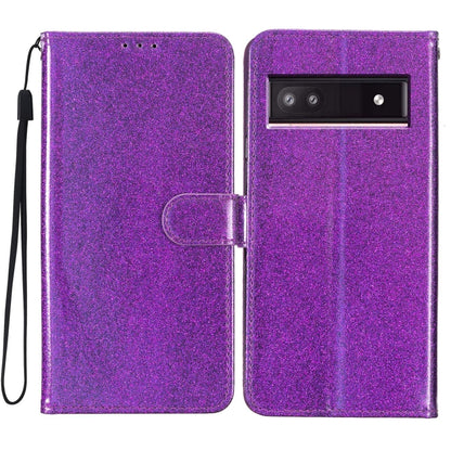 Glitter Powder Flip Leather Phone Case, For Google Pixel 9 Pro XL, For Google Pixel 9A, For Google Pixel 9 / 9 Pro, For Google Pixel 8A