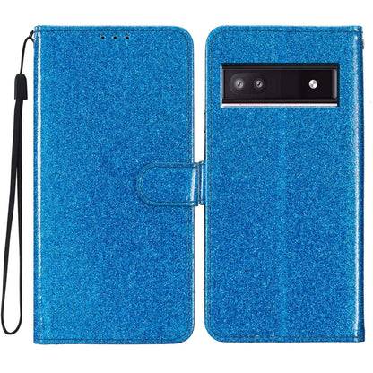 Glitter Powder Flip Leather Phone Case, For Google Pixel 9 Pro XL, For Google Pixel 9A, For Google Pixel 9 / 9 Pro, For Google Pixel 8A