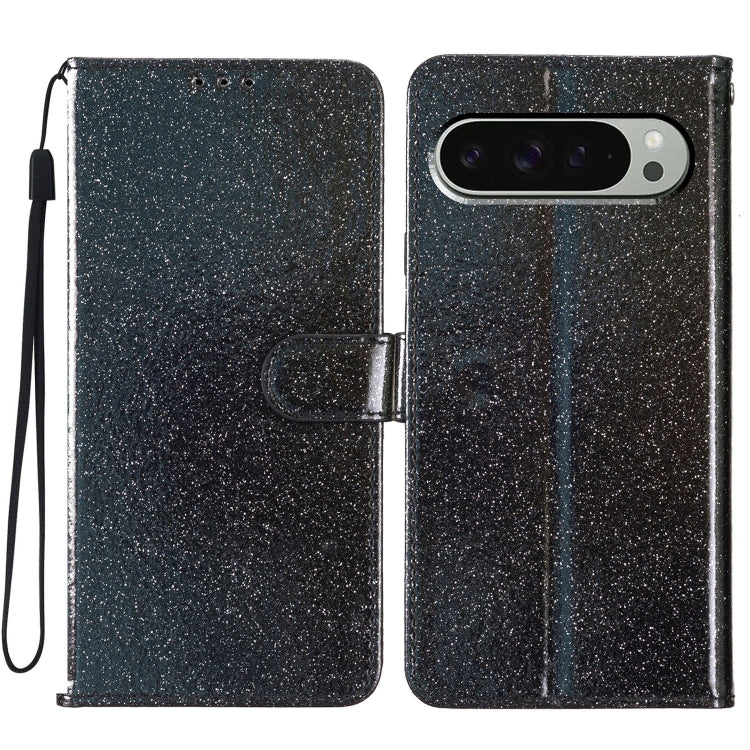 Glitter Powder Flip Leather Phone Case, For Google Pixel 9 Pro XL, For Google Pixel 9A, For Google Pixel 9 / 9 Pro, For Google Pixel 8A