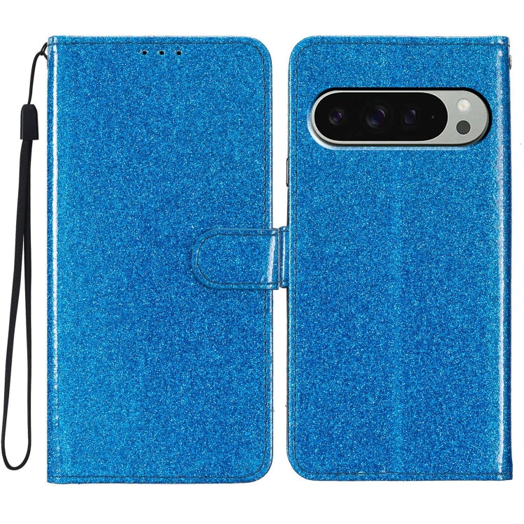 Glitter Powder Flip Leather Phone Case, For Google Pixel 9 Pro XL, For Google Pixel 9A, For Google Pixel 9 / 9 Pro, For Google Pixel 8A