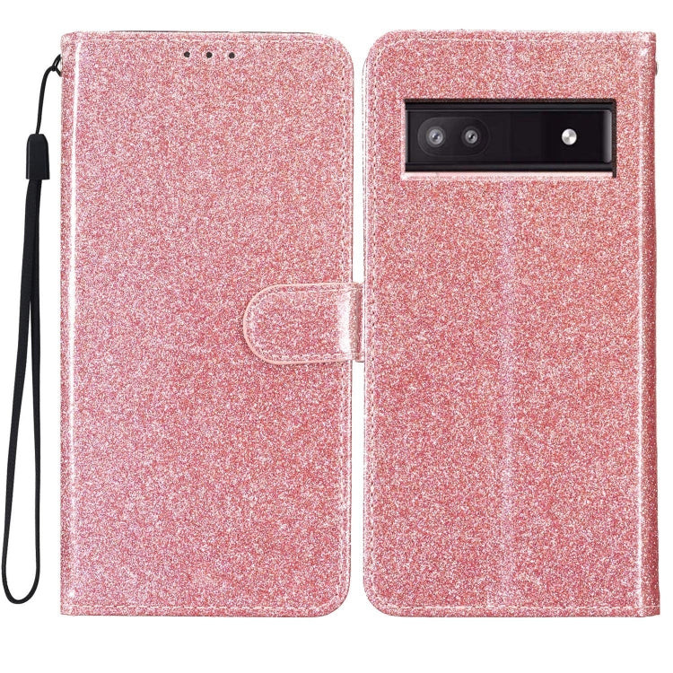 Glitter Powder Flip Leather Phone Case, For Google Pixel 9 Pro XL, For Google Pixel 9A, For Google Pixel 9 / 9 Pro, For Google Pixel 8A