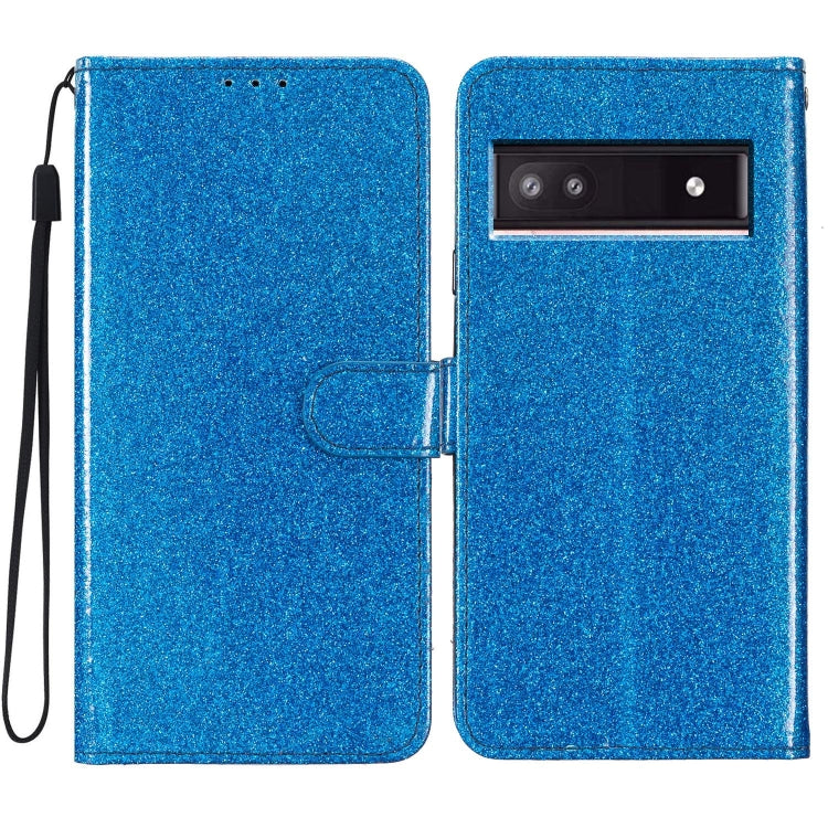 Glitter Powder Flip Leather Phone Case, For Google Pixel 9 Pro XL, For Google Pixel 9A, For Google Pixel 9 / 9 Pro, For Google Pixel 8A