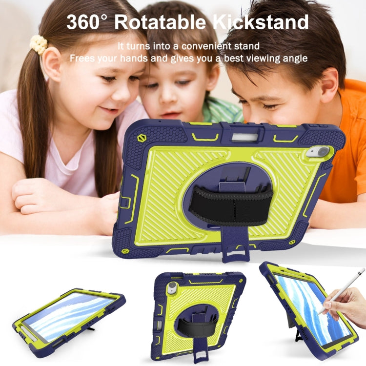 360 Degree Rotation PC Contrast Silicone Tablet Case, For iPad Air 11 2026 / 2025 / 2024, For iPad Pro 11 2025 / 2024