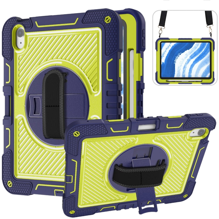 360 Degree Rotation PC Contrast Silicone Tablet Case, For iPad Air 11 2026 / 2025 / 2024, For iPad Pro 11 2025 / 2024