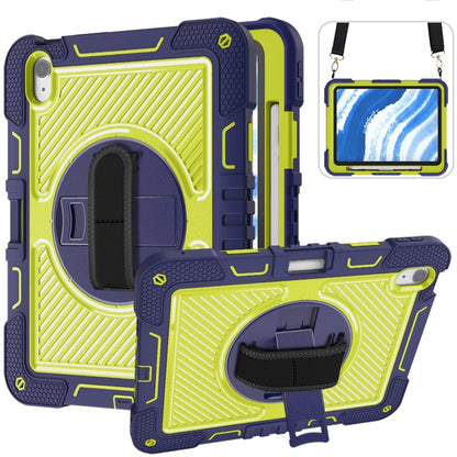 360 Degree Rotation PC Contrast Silicone Tablet Case, For iPad Air 11 2026 / 2025 / 2024, For iPad Pro 11 2025 / 2024
