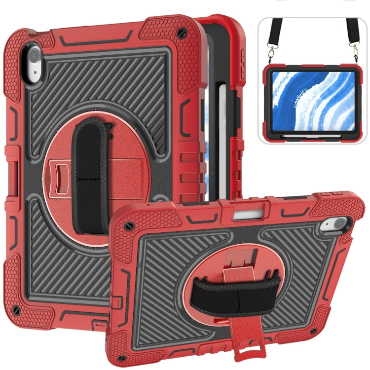 360 Degree Rotation PC Contrast Silicone Tablet Case, For iPad Air 11 2026 / 2025 / 2024, For iPad Pro 11 2025 / 2024