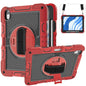 360 Degree Rotation PC Contrast Silicone Tablet Case, For iPad Air 11 2026 / 2025 / 2024, For iPad Pro 11 2025 / 2024