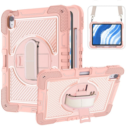 360 Degree Rotation PC Contrast Silicone Tablet Case, For iPad Air 11 2026 / 2025 / 2024, For iPad Pro 11 2025 / 2024
