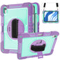360 Degree Rotation PC Contrast Silicone Tablet Case, For iPad Air 11 2026 / 2025 / 2024, For iPad Pro 11 2025 / 2024