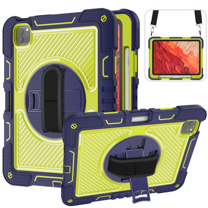 360 Degree Rotation PC Contrast Silicone Tablet Case, For iPad Air 11 2026 / 2025 / 2024, For iPad Pro 11 2025 / 2024