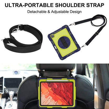 360 Degree Rotation PC Contrast Silicone Tablet Case