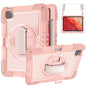 360 Degree Rotation PC Contrast Silicone Tablet Case, For iPad Air 11 2026 / 2025 / 2024, For iPad Pro 11 2025 / 2024