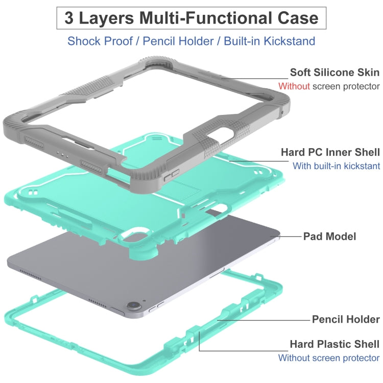 Shockproof Silicone Hybrid PC Tablet Case with Holder