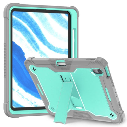 Shockproof Silicone Hybrid PC Tablet Case with Holder, For iPad Air 13 2026 / 2025 / 2024, For iPad Air 11 2026 / 2025 / 2024, For iPad Pro 13 2025 / 2024, For iPad Pro 11 2025 / 2024