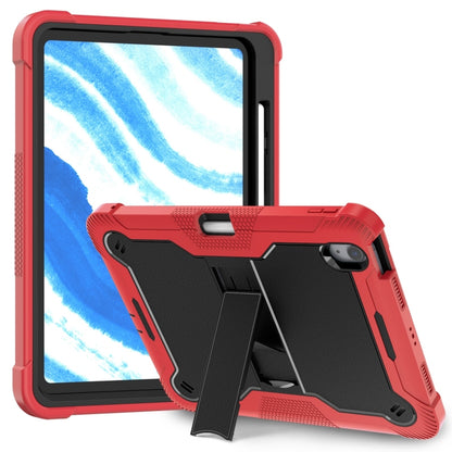 Shockproof Silicone Hybrid PC Tablet Case with Holder, For iPad Air 13 2026 / 2025 / 2024, For iPad Air 11 2026 / 2025 / 2024, For iPad Pro 13 2025 / 2024, For iPad Pro 11 2025 / 2024