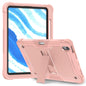 Shockproof Silicone Hybrid PC Tablet Case with Holder, For iPad Air 13 2026 / 2025 / 2024, For iPad Air 11 2026 / 2025 / 2024, For iPad Pro 13 2025 / 2024, For iPad Pro 11 2025 / 2024