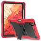Shockproof Silicone Hybrid PC Tablet Case with Holder, For iPad Air 13 2026 / 2025 / 2024, For iPad Air 11 2026 / 2025 / 2024, For iPad Pro 13 2025 / 2024, For iPad Pro 11 2025 / 2024