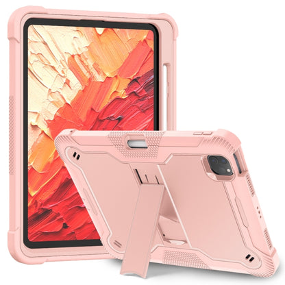 Shockproof Silicone Hybrid PC Tablet Case with Holder, For iPad Air 13 2026 / 2025 / 2024, For iPad Air 11 2026 / 2025 / 2024, For iPad Pro 13 2025 / 2024, For iPad Pro 11 2025 / 2024