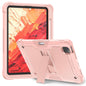Shockproof Silicone Hybrid PC Tablet Case with Holder, For iPad Air 13 2026 / 2025 / 2024, For iPad Air 11 2026 / 2025 / 2024, For iPad Pro 13 2025 / 2024, For iPad Pro 11 2025 / 2024