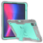 Shockproof Silicone Hybrid PC Tablet Case with Holder, For iPad Air 13 2026 / 2025 / 2024, For iPad Air 11 2026 / 2025 / 2024, For iPad Pro 13 2025 / 2024, For iPad Pro 11 2025 / 2024