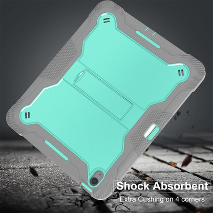 Shockproof Silicone Hybrid PC Tablet Case with Holder, For iPad Air 13 2026 / 2025 / 2024, For iPad Air 11 2026 / 2025 / 2024, For iPad Pro 13 2025 / 2024, For iPad Pro 11 2025 / 2024