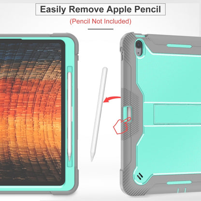 Shockproof Silicone Hybrid PC Tablet Case with Holder, For iPad Air 13 2026 / 2025 / 2024, For iPad Air 11 2026 / 2025 / 2024, For iPad Pro 13 2025 / 2024, For iPad Pro 11 2025 / 2024