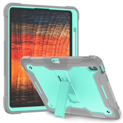 Shockproof Silicone Hybrid PC Tablet Case with Holder, For iPad Air 13 2026 / 2025 / 2024, For iPad Air 11 2026 / 2025 / 2024, For iPad Pro 13 2025 / 2024, For iPad Pro 11 2025 / 2024