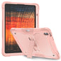 Shockproof Silicone Hybrid PC Tablet Case with Holder, For iPad Air 13 2026 / 2025 / 2024, For iPad Air 11 2026 / 2025 / 2024, For iPad Pro 13 2025 / 2024, For iPad Pro 11 2025 / 2024