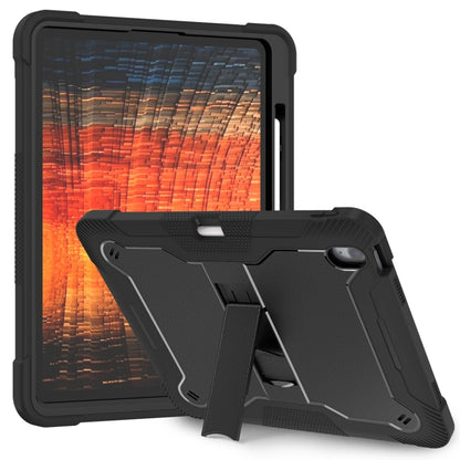Shockproof Silicone Hybrid PC Tablet Case with Holder, For iPad Air 13 2026 / 2025 / 2024, For iPad Air 11 2026 / 2025 / 2024, For iPad Pro 13 2025 / 2024, For iPad Pro 11 2025 / 2024