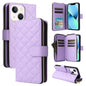 Crossbody Rhombic Zipper Tower Buckle Leather Phone Case with Lanyard, For iPhone SE 2022 / 2020 / 8 / 7, For iPhone 13 Pro Max, For iPhone 13 Pro, For iPhone 13 mini